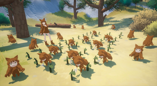 The viral wolf life sim Family Time made Steam's top 50 most wishlisted games and was copied, turned into friendslop