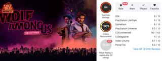 Критики вспомнили, за что полюбили The Wolf Among Us: ремастер получил высокие оценки