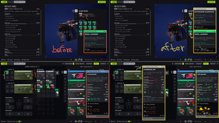 Marathon UI Comparison Concept