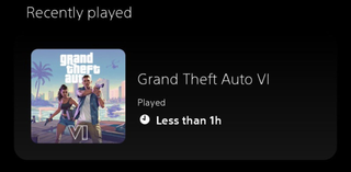 GTA VI on PSN profile