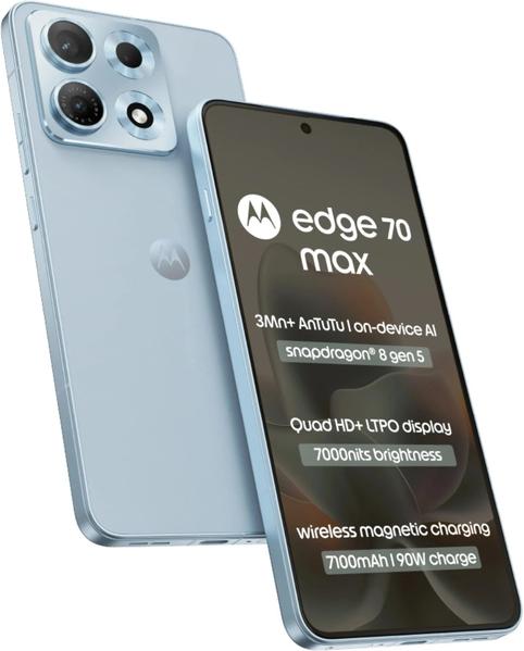Motorola Edge 70 Max: экран 144 Гц, чип Snapdragon 8 Gen 5, камера Sony и мощная батарея 7100 мА•ч с защитой IP69 Motorola Edge 70 Max: экран 144 Гц, чип Snapdragon 8 Gen 5, камера Sony и мощная батарея 7100 мА•ч с защитой IP69