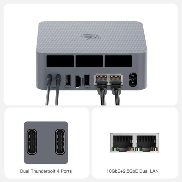 Beelink EQi 13: первый в мире мини-ПК на базе Intel Wildcat Lake с портами 10GbE, Thunderbolt 4 и поддержкой UFS 3.1 Beelink EQi 13: первый в мире мини-ПК на базе Intel Wildcat Lake с портами 10GbE, Thunderbolt 4 и поддержкой UFS 3.1