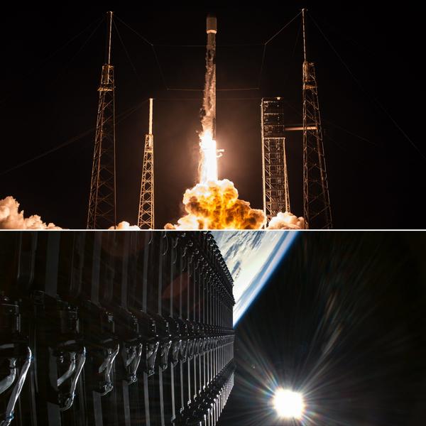 SpaceX успешно вывела на орбиту новые спутники Starlink двумя запусками Falcon 9 за несколько часов SpaceX успешно вывела на орбиту новые спутники Starlink двумя запусками Falcon 9 за несколько часов
