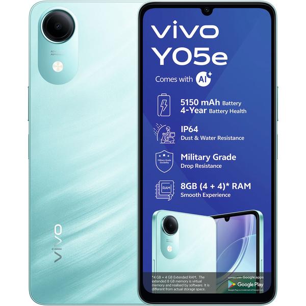 Vivo Y05e: доступный смартфон с аккумулятором 5150 мАч и защитой IP64 за 150 долларов Vivo Y05e: доступный смартфон с аккумулятором 5150 мАч и защитой IP64 за 150 долларов