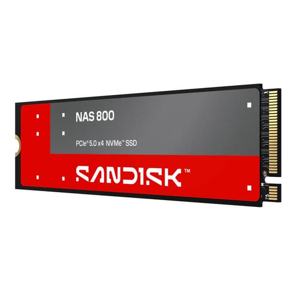 SanDisk представила сверхнадежные SSD-накопители NAS 800 и NAS 600 с повышенным ресурсом
