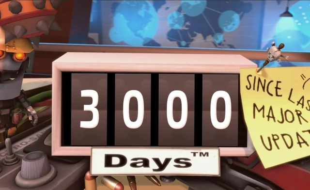 TF2 3000 days update drought