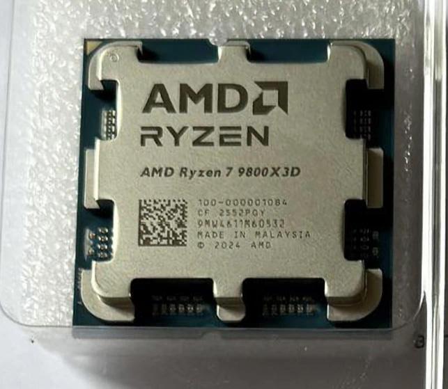 Украинский покупатель заказал Ryzen 7 7800X3D, но получил более новую модель 9800X3D Украинский покупатель заказал Ryzen 7 7800X3D, но получил более новую модель 9800X3D