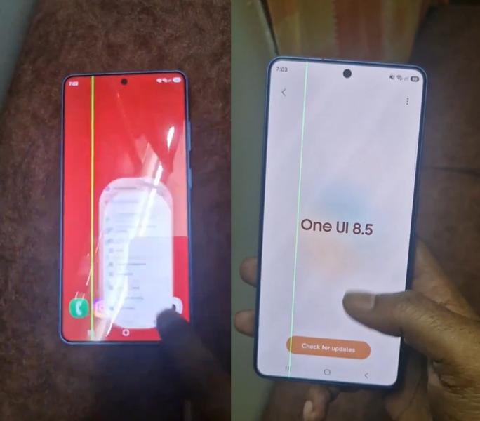 На экранах Samsung Galaxy S26 Ultra проявилась «зеленая линия» — старая проблема флагманов компании