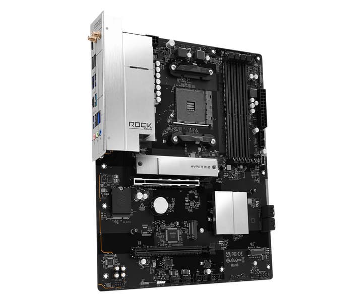 ASRock представила бюджетную плату B550 Rock WiFi для платформы AM4 спустя 10 лет после её выхода ASRock представила бюджетную плату B550 Rock WiFi для платформы AM4 спустя 10 лет после её выхода