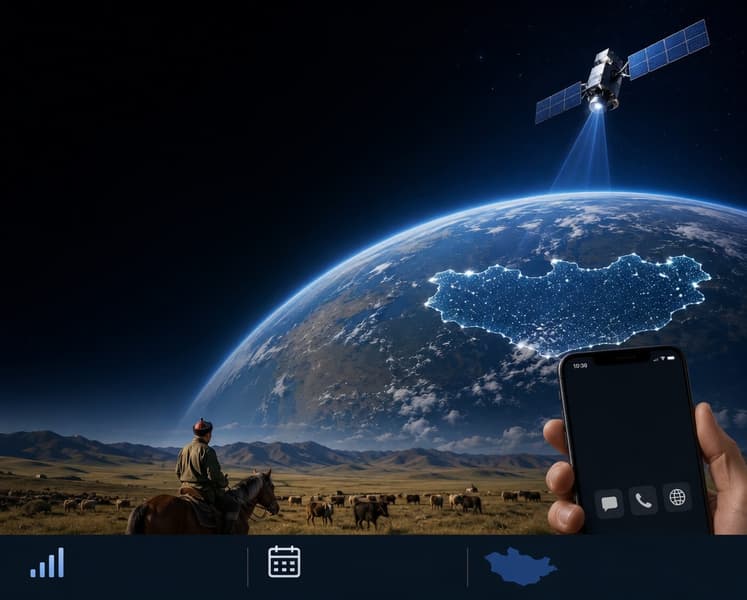 Спутниковый интернет в каждом смартфоне: Starlink запускает связь Direct-to-Cell в Монголии