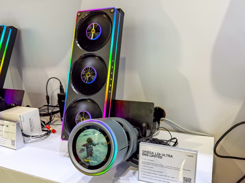 На Computex 2026 Ocypus представила СЖО с необычной помпой и 4-дюймовыми экранами, а также три новых корпуса На Computex 2026 Ocypus представила СЖО с необычной помпой и 4-дюймовыми экранами, а также три новых корпуса