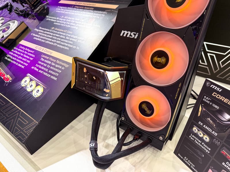 MSI на Computex 2026: СЖО с AMOLED-дисплеем, корпус Maestro 900R, «водяная» RTX 5090 Lightning Z и БП нового поколения MSI на Computex 2026: СЖО с AMOLED-дисплеем, корпус Maestro 900R, «водяная» RTX 5090 Lightning Z и БП нового поколения