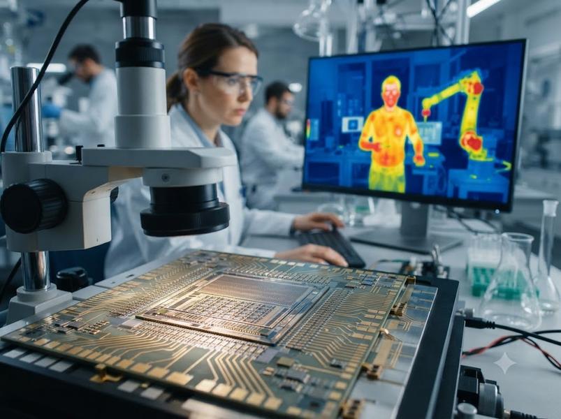 Новый миниатюрный транзистор увеличил точность тепловизоров в 15 раз