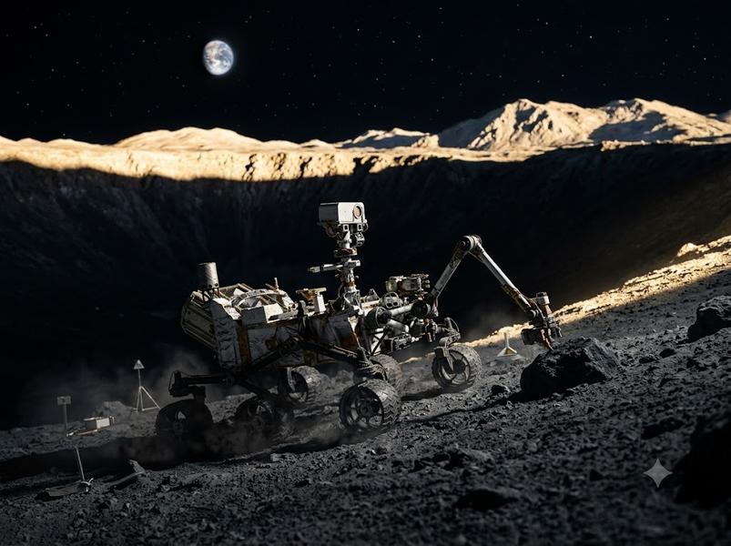 Автономные роботы ESA: «физический интеллект» для исследования лунных кратеров без связи с Землей Автономные роботы ESA: «физический интеллект» для исследования лунных кратеров без связи с Землей