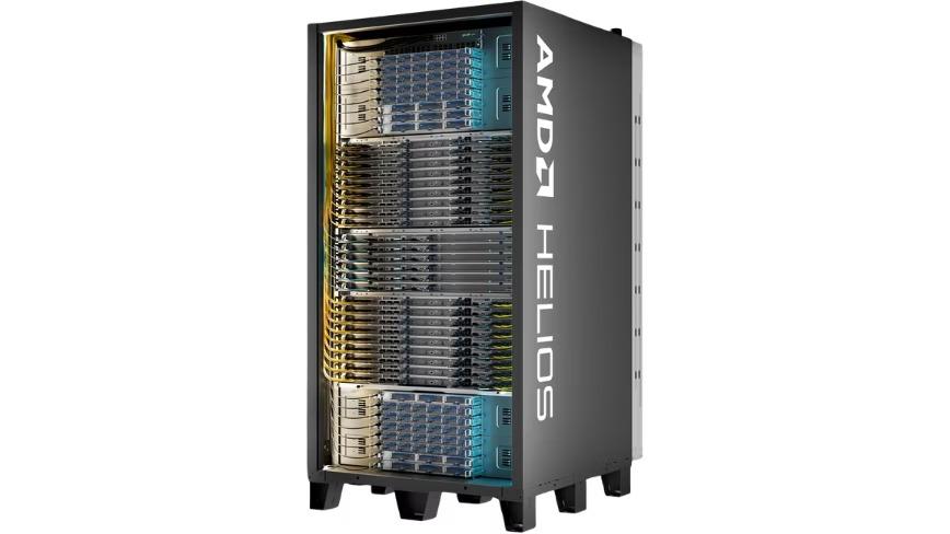 AMD представила ИИ-суперсервер Helios для OpenAI, Microsoft и Meta* AMD представила ИИ-суперсервер Helios для OpenAI, Microsoft и Meta*