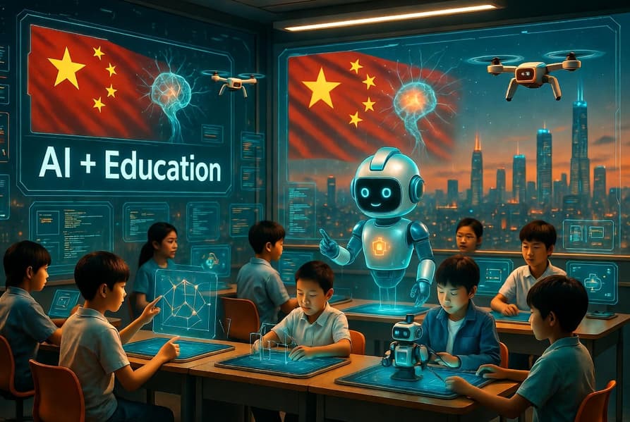 Китай внедряет ИИ в школьную программу: старт инициативы AI Plus Education Китай внедряет ИИ в школьную программу: старт инициативы AI Plus Education