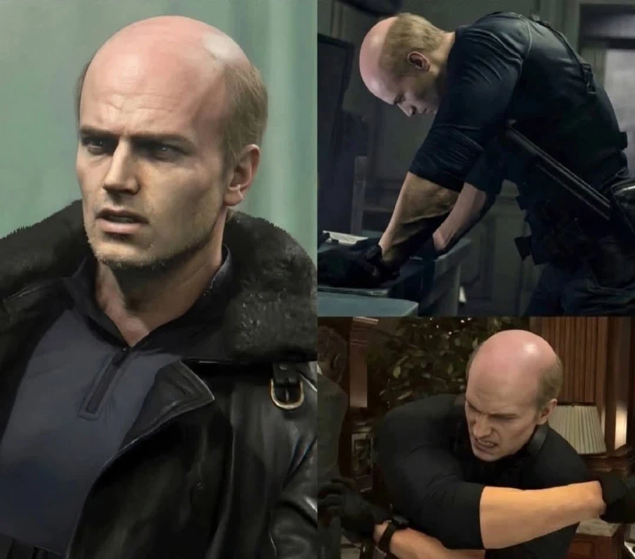 Bald and Gloomy: Gamer Shows Realistic Version of Leon from Resident ...