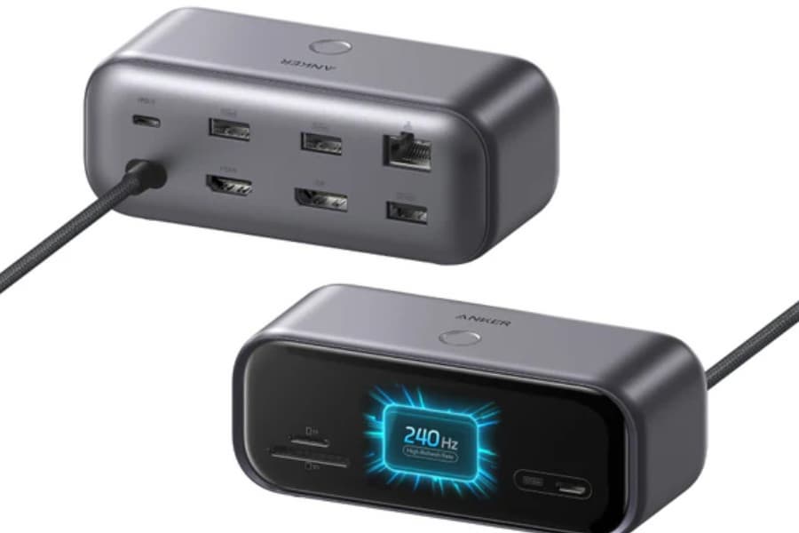 Anker представила необычный USB-хаб на 10 портов с экраном 240 Гц: зачем он нужен — неизвестно Anker представила необычный USB-хаб на 10 портов с экраном 240 Гц: зачем он нужен — неизвестно