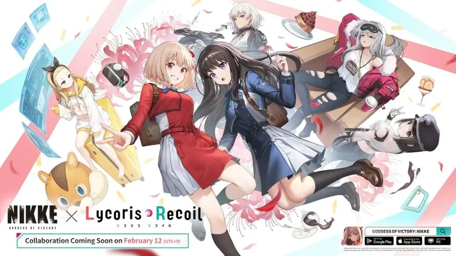 Nikke and Lycoris Recoil Collaboration