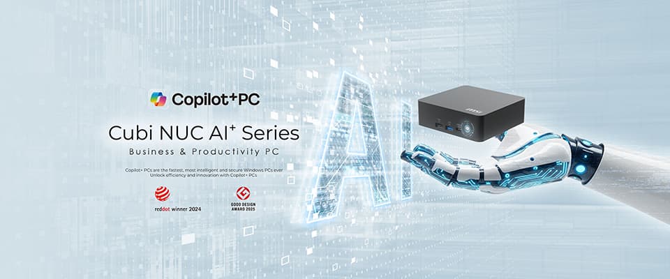 MSI выпустила мини-ПК Cubi NUC AI+ 3MG объемом 0,5 литра для задач ИИ MSI выпустила мини-ПК Cubi NUC AI+ 3MG объемом 0,5 литра для задач ИИ