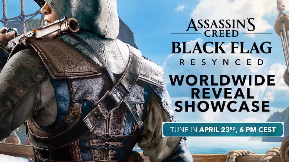 Ubisoft анонсировала дату презентации Assassin’s Creed Black Flag Resynced: легендарное пиратское приключение возвращается