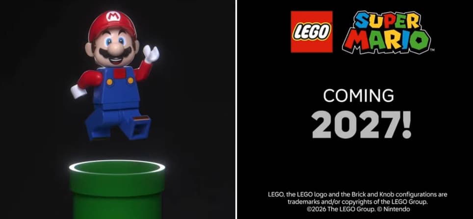  Права на изображения принадлежат LEGO Group и Nintendo 