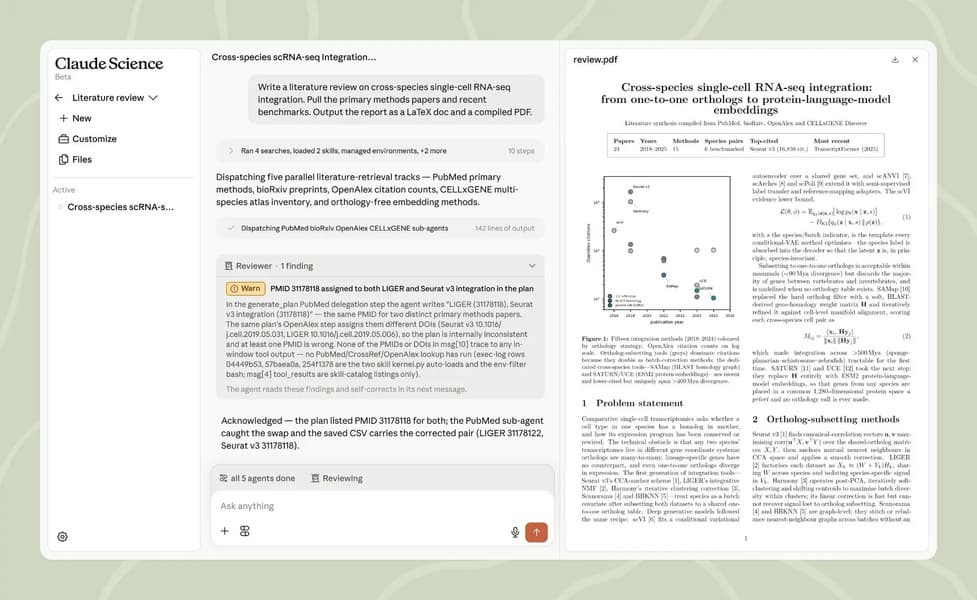 Anthropic запустила Claude Science: ИИ-инструмент для научных исследований с доступом к суперкомпьютерам и биобазам Anthropic запустила Claude Science: ИИ-инструмент для научных исследований с доступом к суперкомпьютерам и биобазам