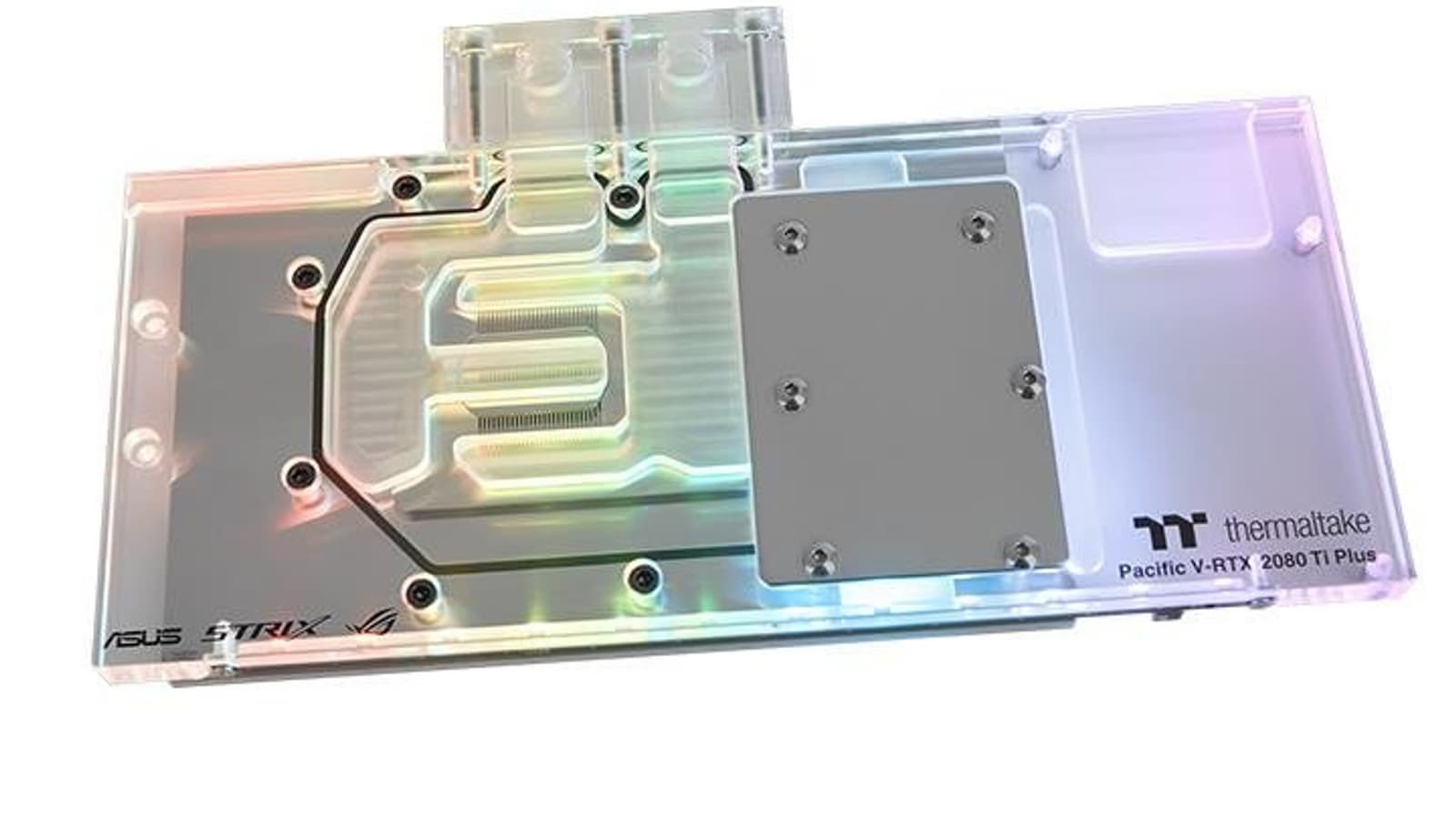 Подсветкой водоблоков Thermaltake Pacific V-RTX 2080 Plus (ASUS ROG) и Pacific V-RTX 2080Ti Plus (ASUS ROG) можно управлять голосовыми командами