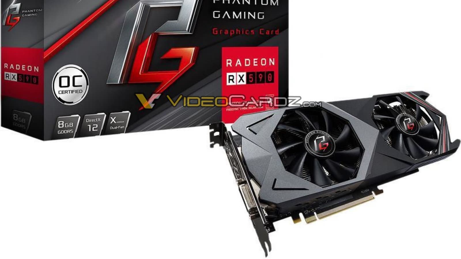 Видеокарта ASRock Radeon RX 590 Phantom Gaming X OC появилась на первых изображениях Видеокарта ASRock Radeon RX 590 Phantom Gaming X OC появилась на первых изображениях