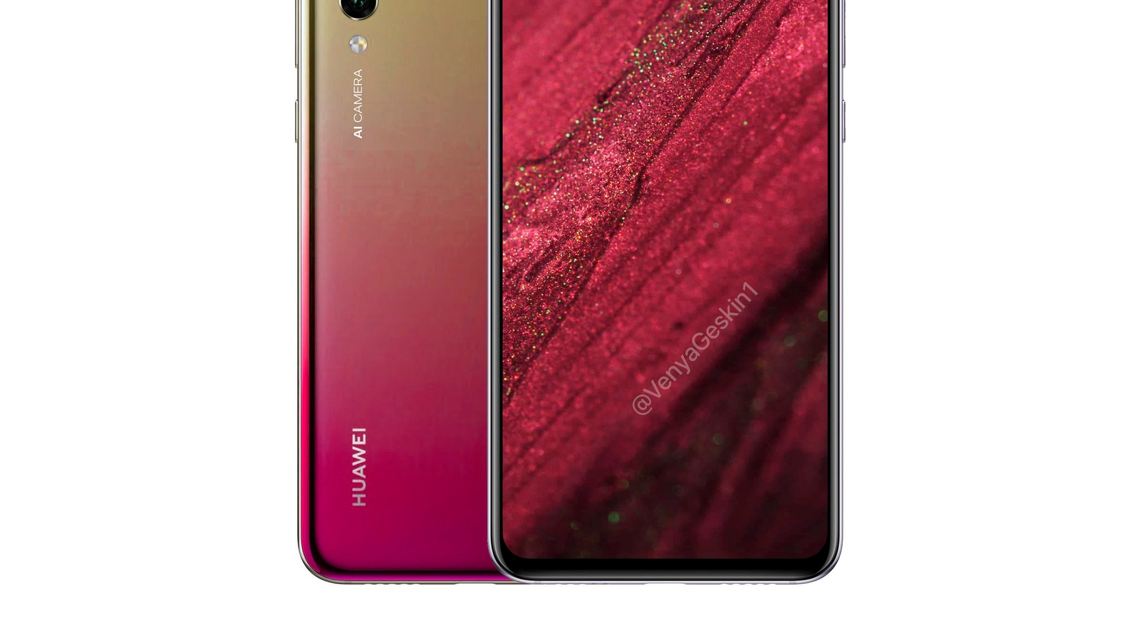 Смартфон Huawei Nova 4 с дырявым экраном красуется на качественном рендере