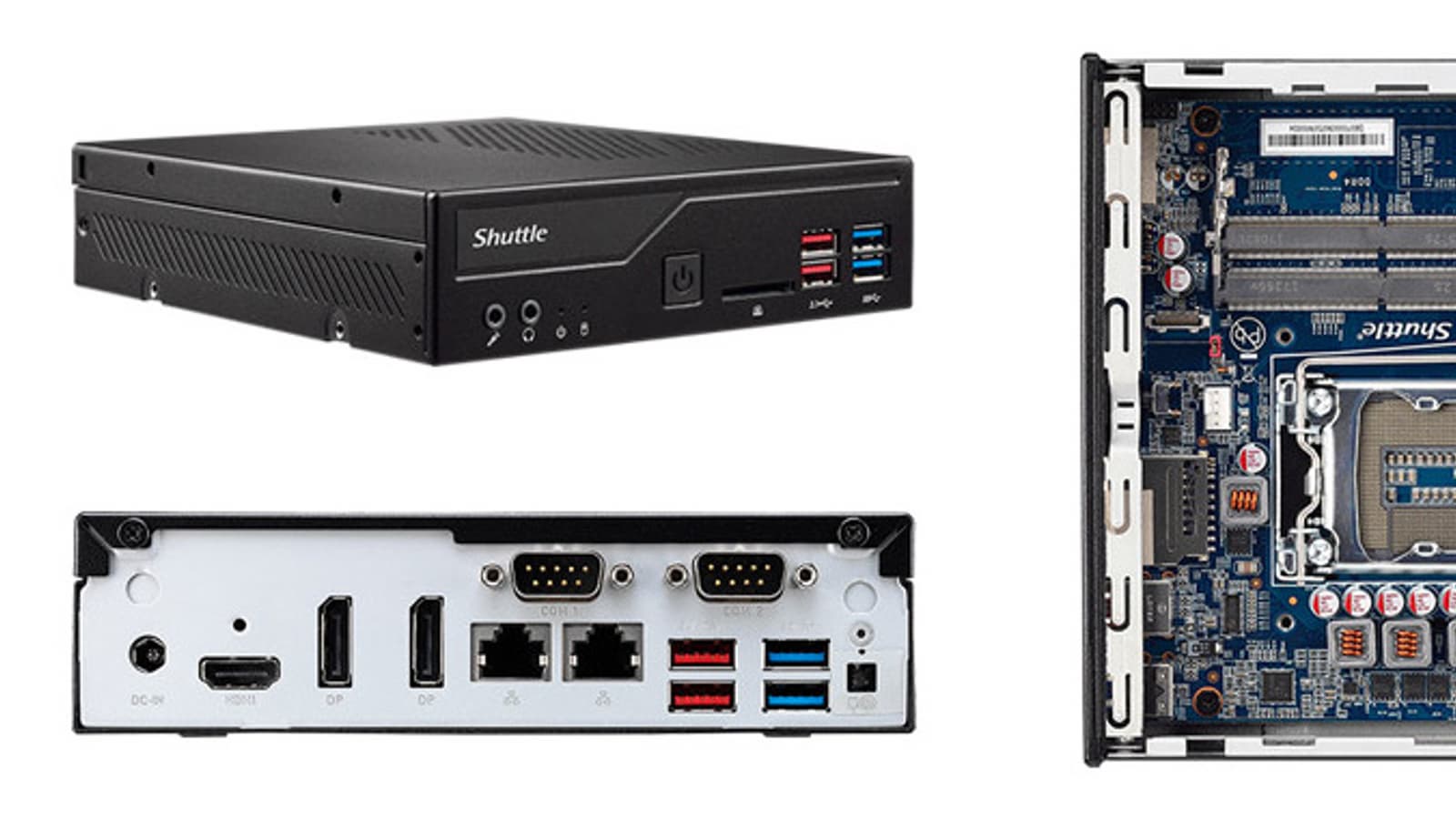 Мини-ПК Shuttle XPC Slim DH370 предназначен для информационных табло