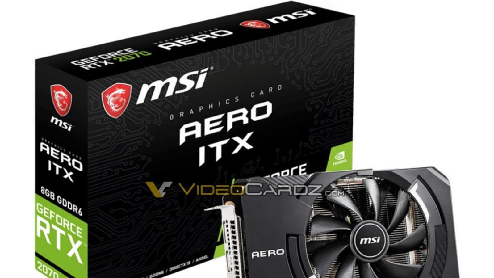 MSI GeForce RTX 2070 Aero ITX — самая компактная видеокарта семейства Nvidia Turing