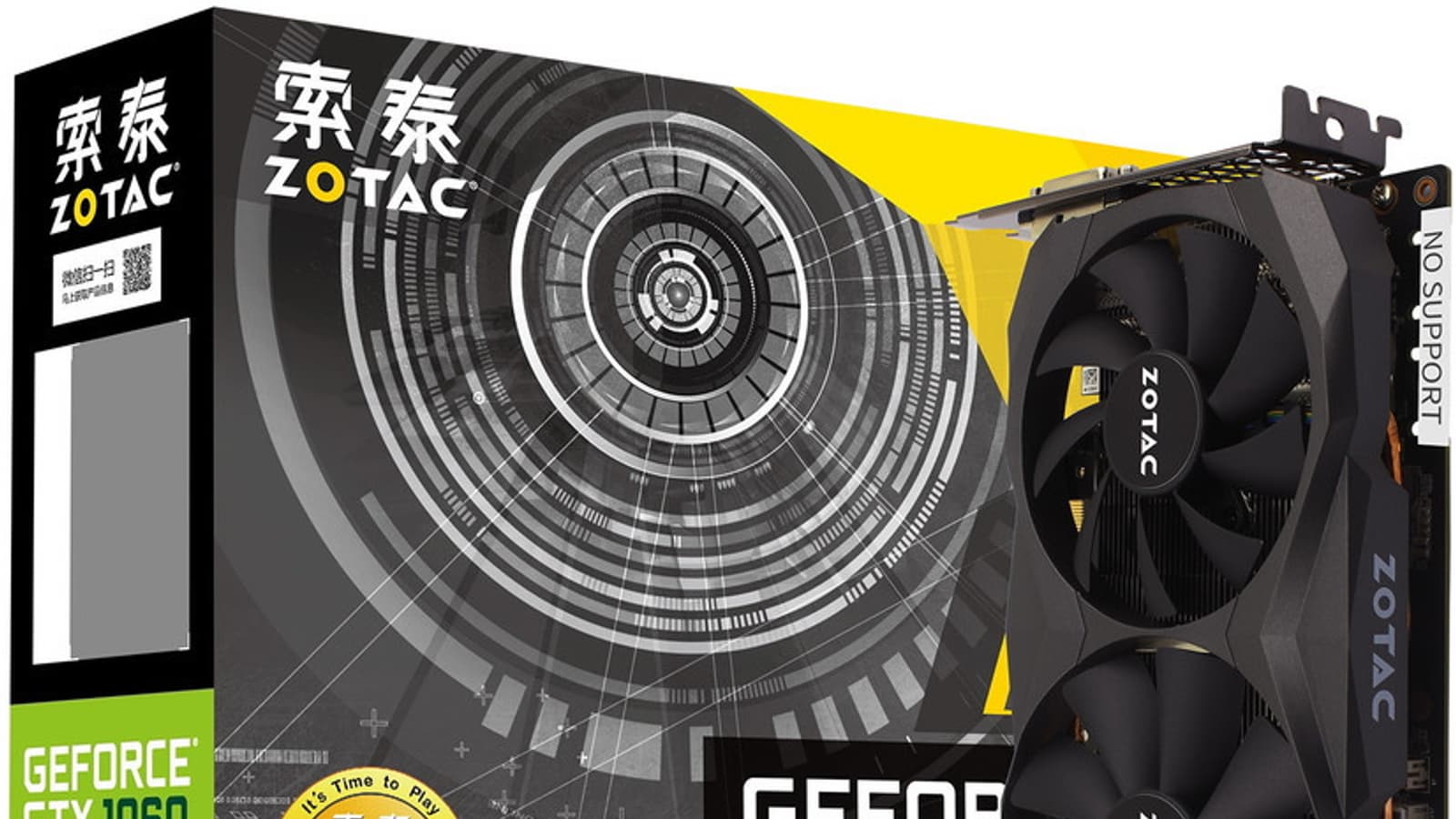 3D-карта Zotac GeForce GTX 1060 6 GB G5X Destroyer оснащена одним разъемом дополнительного питания