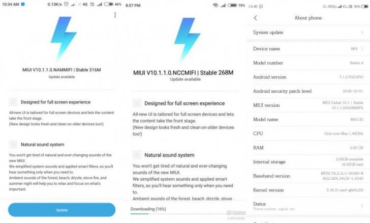 Бюджетные смартфоны Xiaomi Redmi 4 и Redmi 4A получили глобальную стабильную версию MIUI 10 Бюджетные смартфоны Xiaomi Redmi 4 и Redmi 4A получили глобальную стабильную версию MIUI 10