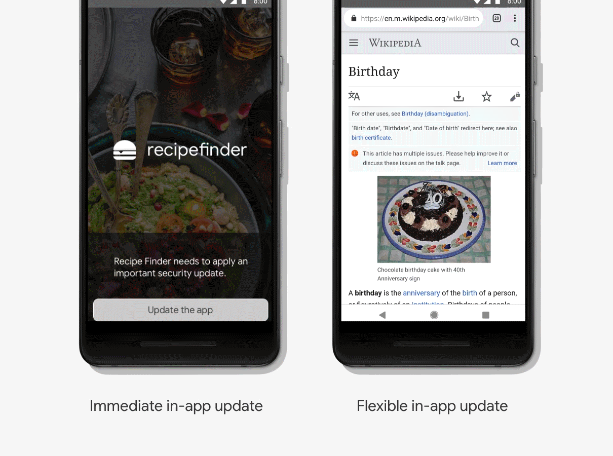 Google позволит обновлять приложения для Android «на лету»