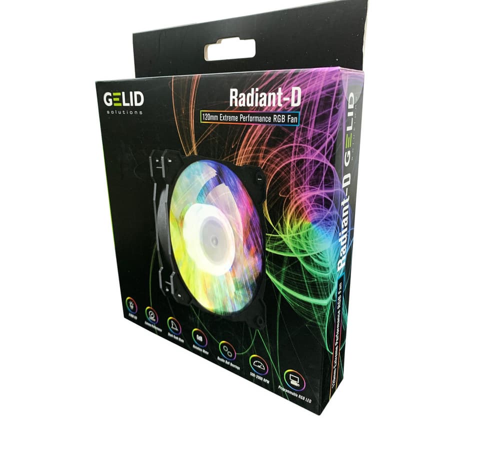 Рабочий край крыльчатки вентиляторов Gelid Radiant и Radiant-D имеет пилообразный контур