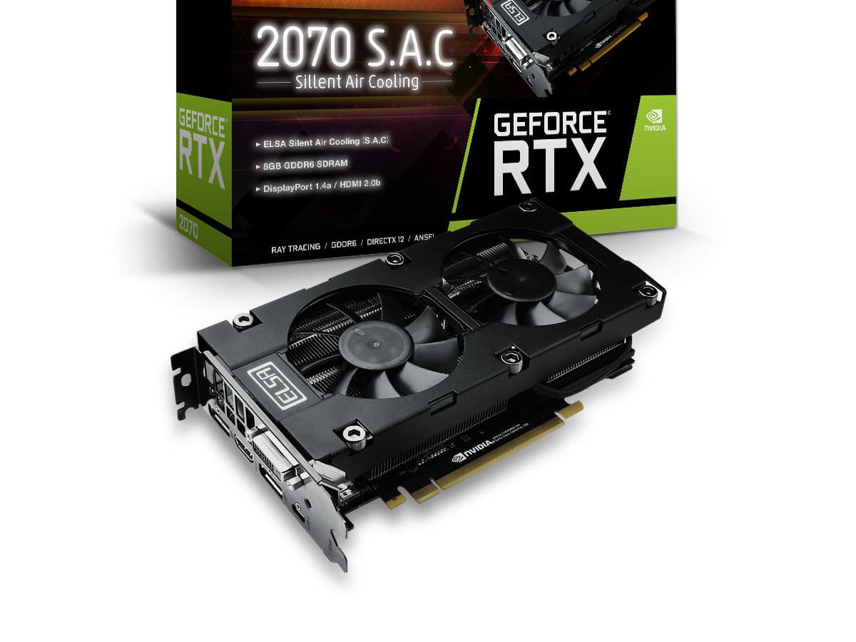 Представлены 3D-карты ELSA GeForce RTX 2080 и 2070