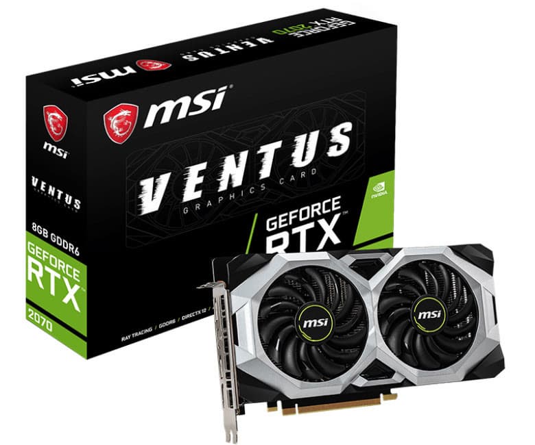 MSI GeForce RTX 2070 Ventus — самый компактный вариант RTX 2070 в каталоге MSI MSI GeForce RTX 2070 Ventus — самый компактный вариант RTX 2070 в каталоге MSI