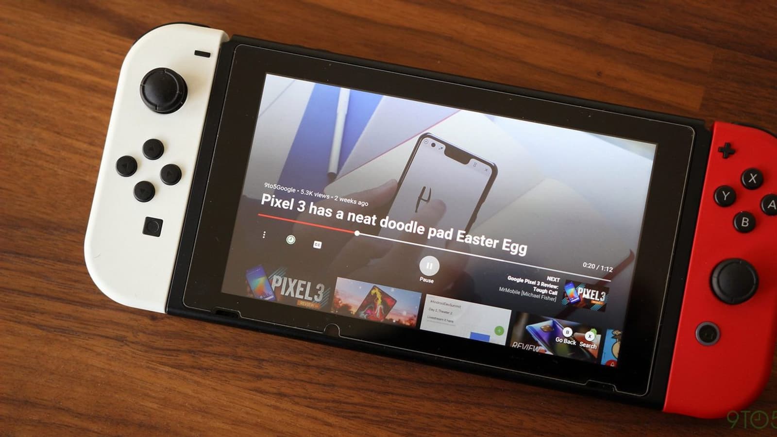 Разрешение в YouTube для Nintendo Switch составляет 720р