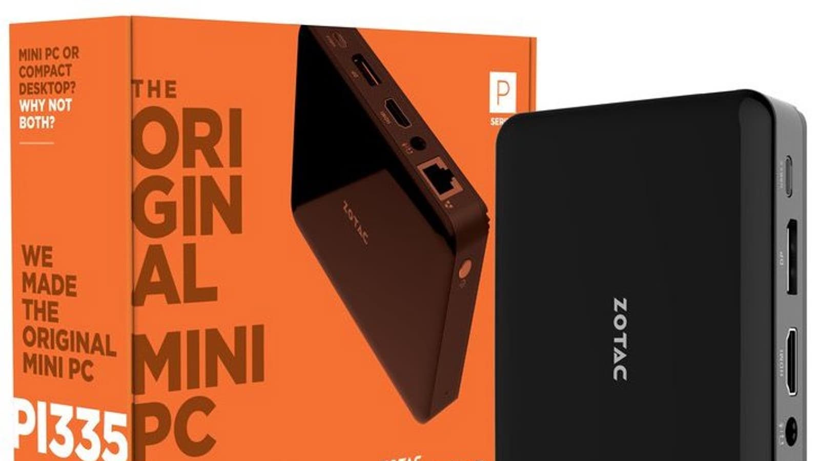 Мини-ПК Zotac Zbox PI335 Pico обновили, оснастив новеньким процессором Intel