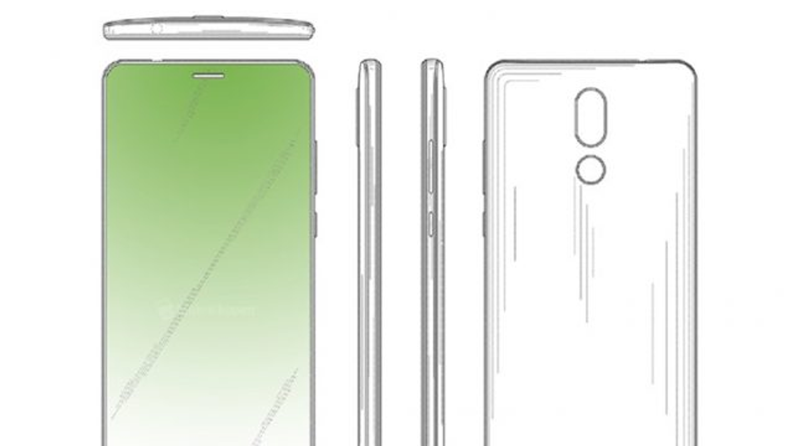 Huawei может спрятать фронтальную камеру и датчики Huawei P30 в вырезе для динамика