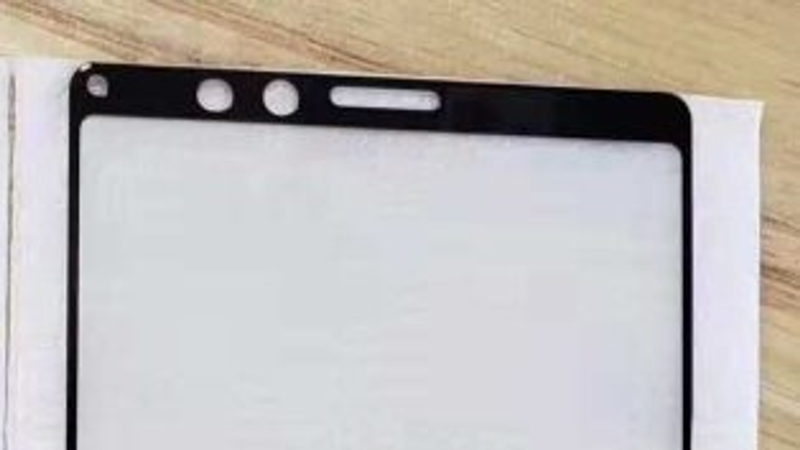 Первое живое фото фронтальной панели Sony Xperia XZ4, экран которого имеет соотношение сторон 21:9