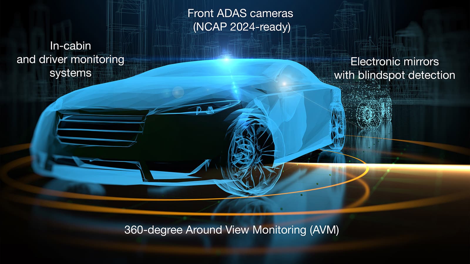 Однокристальная система Ambarella CV22AQ предназначена для работы с камерами в системах помощи водителю ADAS