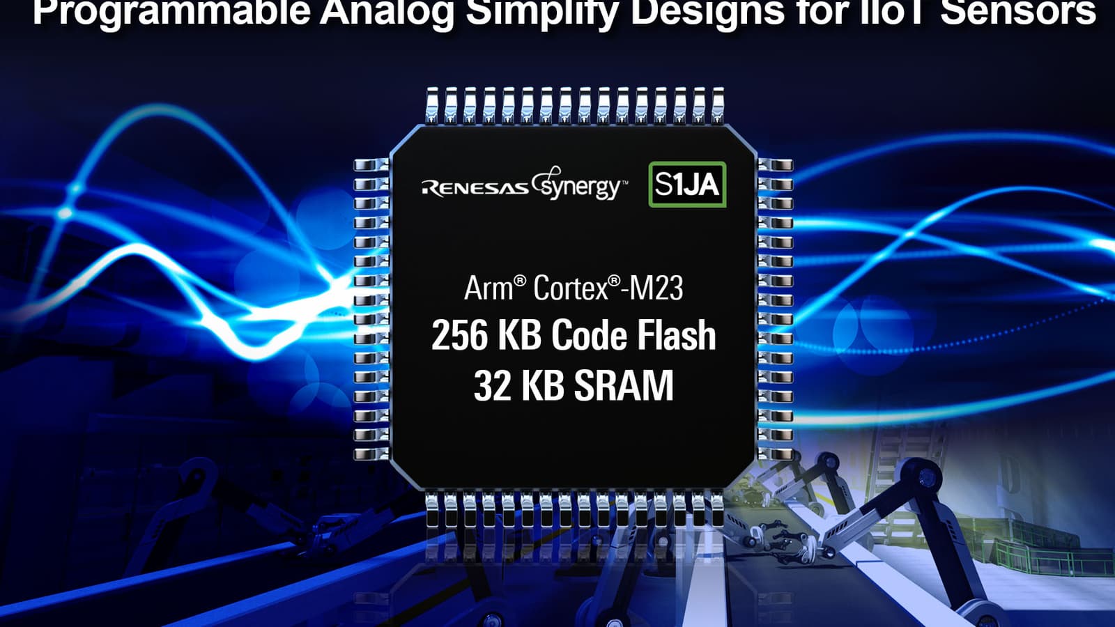 Наличие программируемых аналоговых блоков упрощает использование микроконтроллеров Renesas Synergy S1JA с пониженным энергопотреблением в приборах IoT