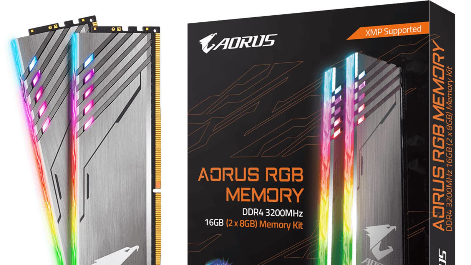 В комплекте Gigabyte Aorus RGB DDR4-3200 объемом 16 ГБ теперь все модули — настоящие