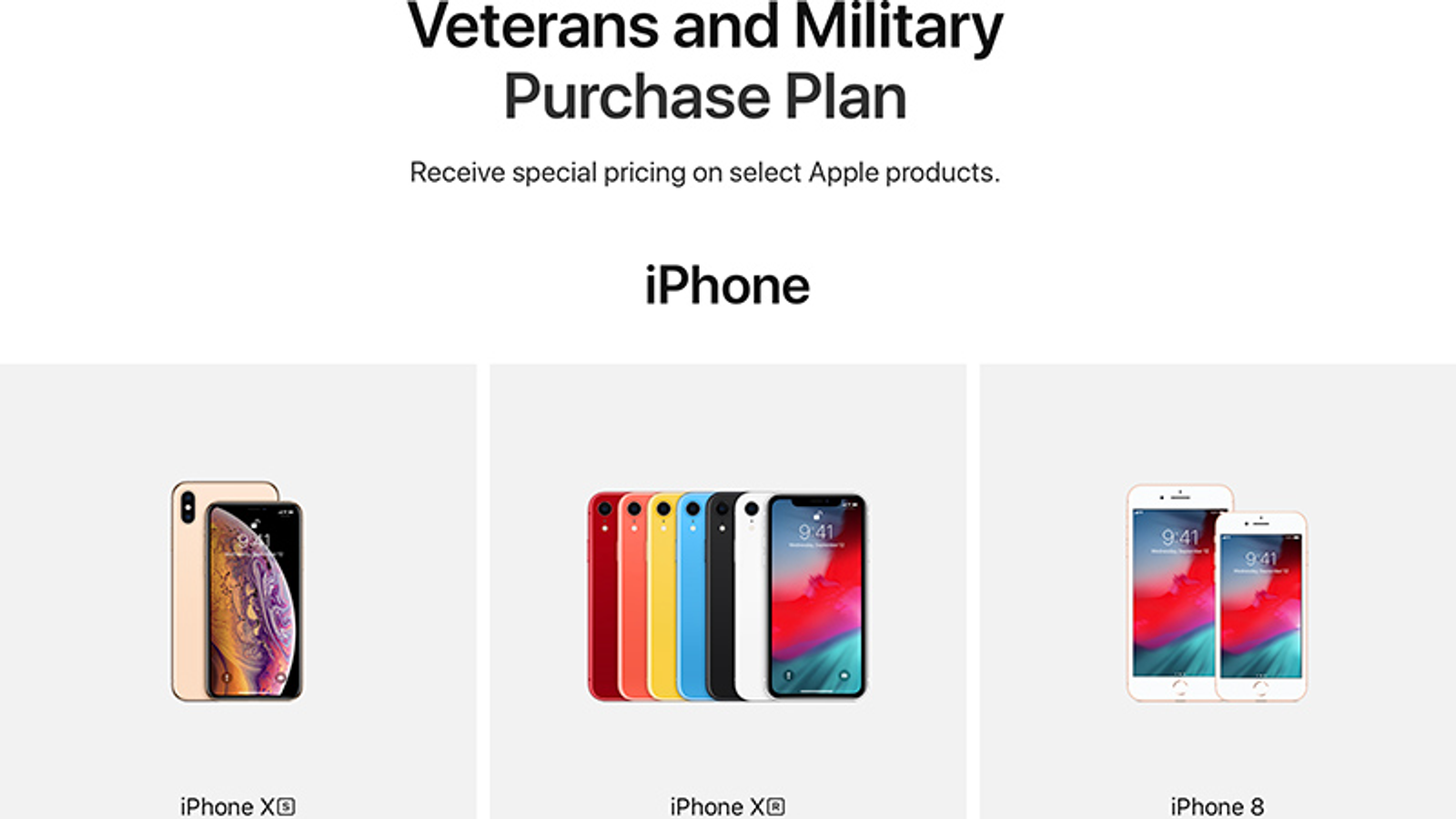 Apple запустила специальный онлайновый магазин со скидками для военных и ветеранов