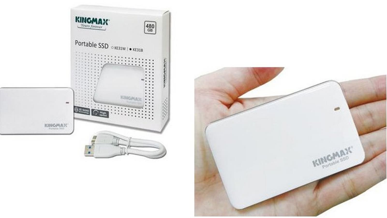 Внешний SSD Kingmax KE31 предложен объемом 240, 480 и 960 ГБ