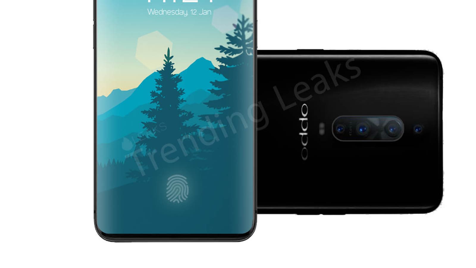 Опубликованы характеристики и рендер смартфона Oppo F10: Snapdragon 855, изогнутый экран, 6 камер суммарным разрешением 130 Мп и АКБ емкостью 4500 мАч