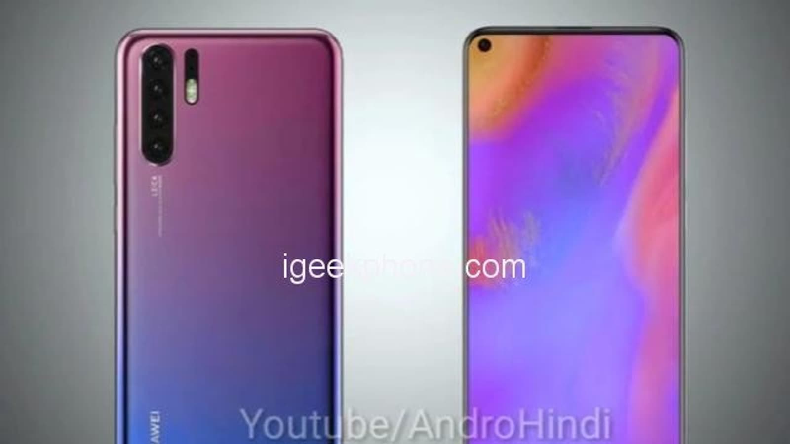 Галерея дня: реалистичные рендеры флагманского камерофона Huawei P30 Pro