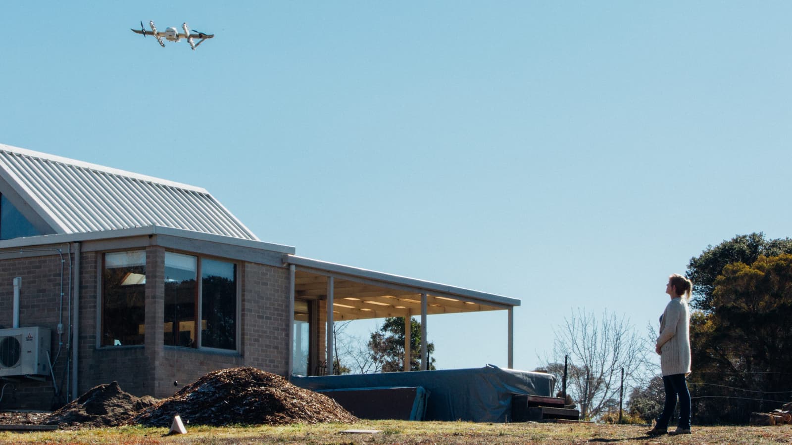 Дроны Wing в Австралии пугают людей и собак